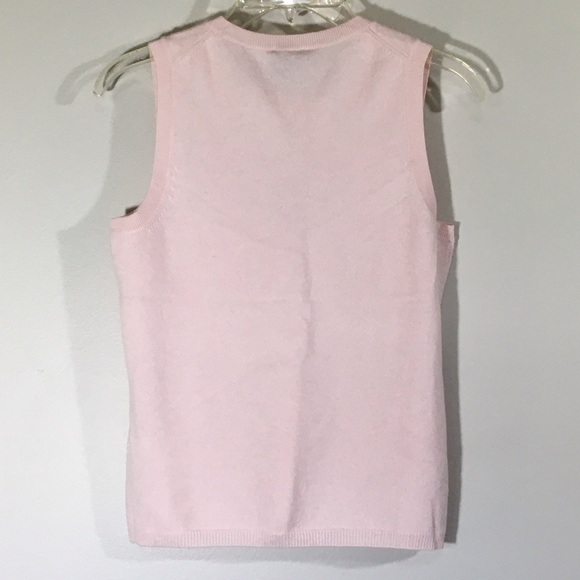 Talbots Powder Pink Cashmere Shell NWT - Picture 2 of 5
